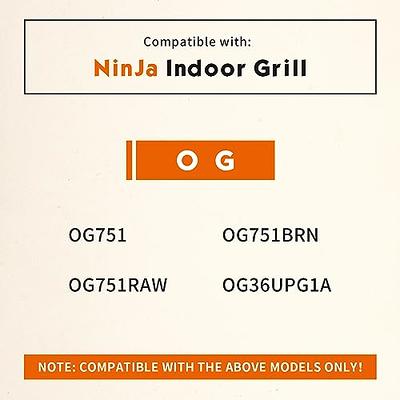 Stainless Steel Rack Set for Ninja Woodfire Outdoor Grill and Smoker with  Waterproof Cooking Guide Accessory OG701 OG751 7-in-1 Wood Fire Electric  Air