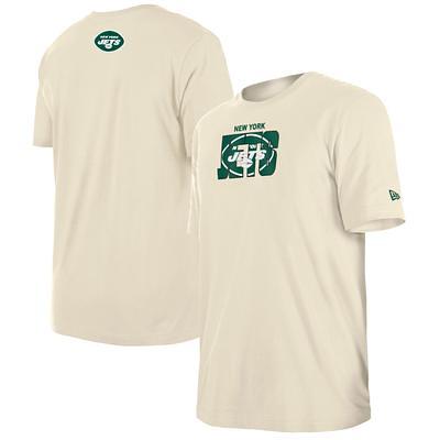 Women's New Era White/Green New York Jets Third Down Colorblock T-Shirt