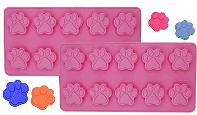 Dog Treat Mold silicone Dog Bone Mold Dog Paw Silicone Molds 3 pieces Paw  Print Mold 2 Pieces Cute Dog Bone Candy Mold Dog Treat Chocolate Mold for  Homemade Dog Treats,Soap,Candy. 