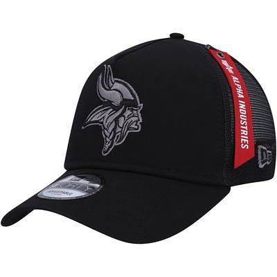 Men's New Era White/Purple Minnesota Vikings Banger 9FIFTY Trucker Snapback Hat