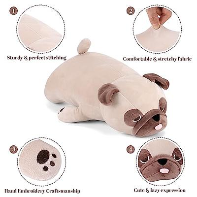 meowtastic Cute Weighted Stuffed Animals - 16 2.5 lbs Weighted Pug Stuffed  Animal Bulldog Plush Pillow, Small Weighted Stuffed Dog Plush Toys Gifts  for Kids & Adults (16 2.5 lbs, Beige Pug) - Yahoo Shopping