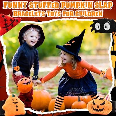 Liliful 40 Pcs Halloween Slap Bracelets Bulk Stuffed Pumpkin Ghost Witch  Hat Spider Huggers Wristband Plush Slap Bracelets for Halloween Trick or  Treat Game Props Classroom Prizes Party Favors Gifts - Yahoo Shopping