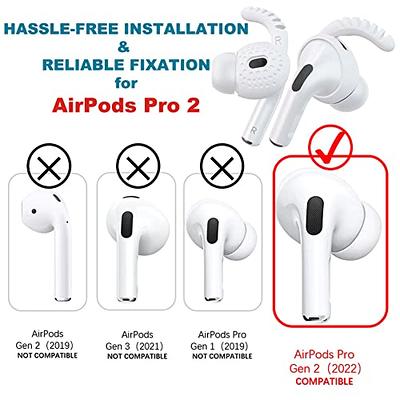 1/4Pairs for AirPods Pro Ear Hooks Covers Accessories Silicone Anti-Slip  Ear Tips Sports Protective Sleeve For AirPods Pro Gen 1