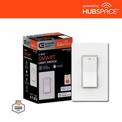 15 Amp 120-Volt Smart HubSpace Wi-Fi Bluetooth Outdoor Plug with Single  Outlet 