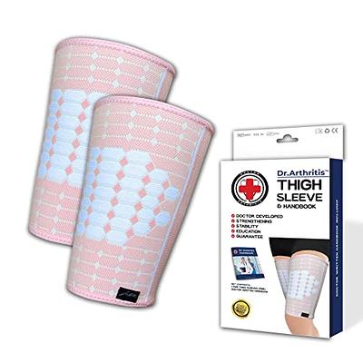 Doctor Developed Thigh Compression Sleeve for Women and Men, Breathable Leg  Wraps Medical Hamstring Compression Sleeve, Groin Brace, Hamstring Brace  Support with Handbook (Medium, Pink, 1 Pair) - Yahoo Shopping