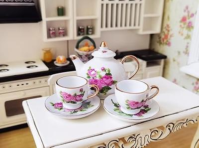 Dollhouse Miniature Flowers in Vase Dollhouse Living Room Decoration 1 12Th  Scale Cute Flower With For Dolls House - Yahoo Shopping