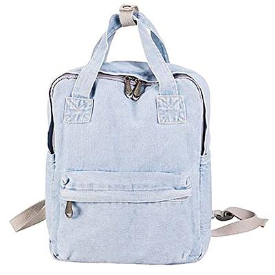 MaxxCloud Vintage Denim Laptop Backpack Casual Canvas Daypack Handbag Purse  Lightweight Rucksack Shoulder Bag