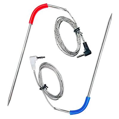 2 Pack Replacement Meat Probe for Traeger Pellet Grill Smokers Parts, 3.5mm  Plug