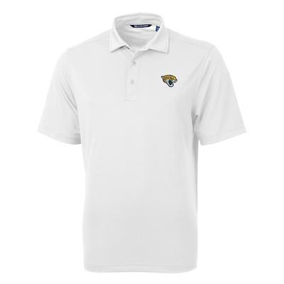 Men's Cutter & Buck White Philadelphia Eagles Virtue Eco Pique Recycled Polo Size: Medium