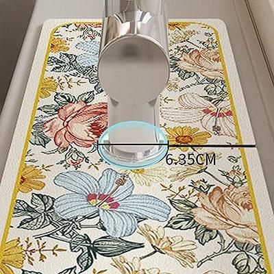 Fantasy Style Faucet Draining Mat, Vintage Self Absorbent Draining Mat for  Kitchen Counter, Super Absorbent Dish Drying Mat, Diatom Mud Faucet  Non-slip Drain Pad Sink Mat 14.96 * 5.43in (A) - Yahoo Shopping