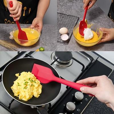 6pcs Silicone Spatula Scraper Set Heat Resistant For Cooking Baking Kitchen  Tool