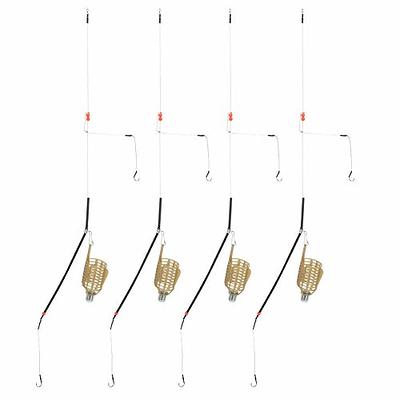 SPYMINNPOO Fishing Bait Cage,4PCS Lightweight Portable Fishing