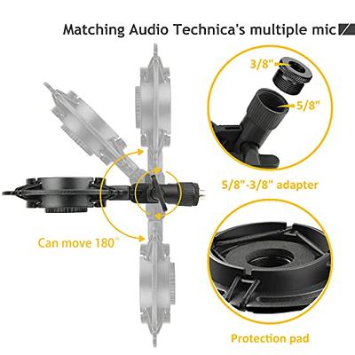 Mic Boom Arm Stand With Pop Filter, Compatible With Razer Seiren X Usb  Microphone