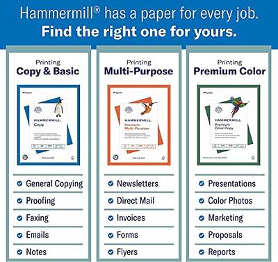  Hammermill Colored Paper, 20 lb Blue Printer Paper