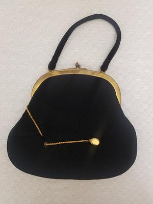 Vintage Retro Italian Brown Suede/Faux Clutch Bag, Purse With Bakelite  Frame & Metal Detachable Chain Strap - Yahoo Shopping