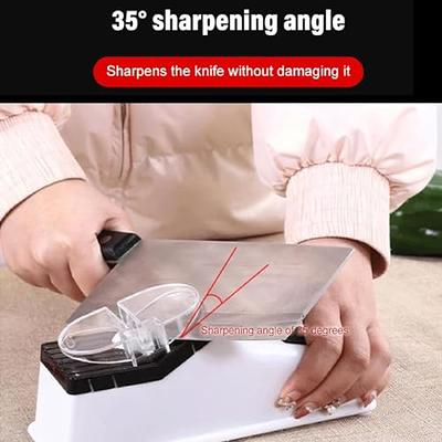 USB Electric Knife Sharpener Adjustable Kitchen Knives Scissor Sharpening  Tool