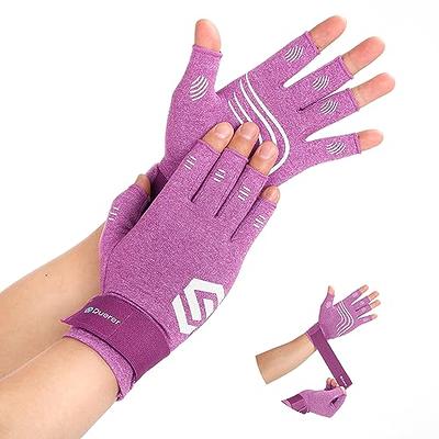  Duerer Arthritis Compression Gloves Women Men for RSI, Carpal  Tunnel, Rheumatiod, Tendonitis, Fingerless Gloves for Computer Typing and  Dailywork (Black, S) : Health & Household