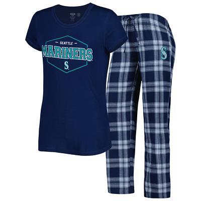 Women's Concepts Sport Navy/Gray New York Yankees Arctic T-Shirt & Flannel Pants Sleep Set Size: Small