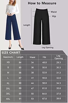 Womens Trousers Pull On Casual Elasticated High Waist Stretch Full length  Pants