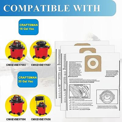 General Purpose Wet/Dry Vac Dust Collection Bags for 16 and 20 Gal