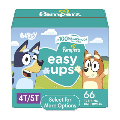 Pampers Easy Ups Training Pants Girls, 3T-4T (Size 5), 100 Count