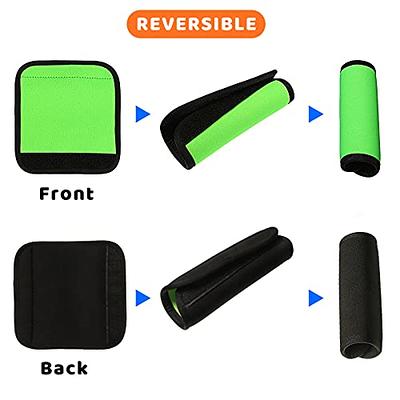 Paterr 24 Pcs Luggage Handle Wrap Grip Solid Color Luggage Tags Detachable  Luggage Identifier Luggage Handle Covers Luggage Marker for Travel Suitcase