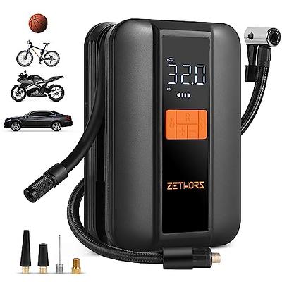 AstroAI Tire Inflator Air Compressor Cordless with 20V Rechargeable Li-ion Battery 150 PSI Portable Handheld Air Pump with 12 V