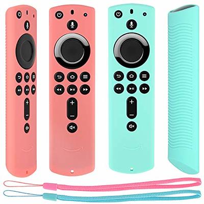 (3 Pack) ONEBOM Firestick Remote Cover 3rd Gen with Alexa Voice 4K/4K  Max,Fire TV Stick Cover Glow in The Dark,Anti Slip Silicone Protective Case  with