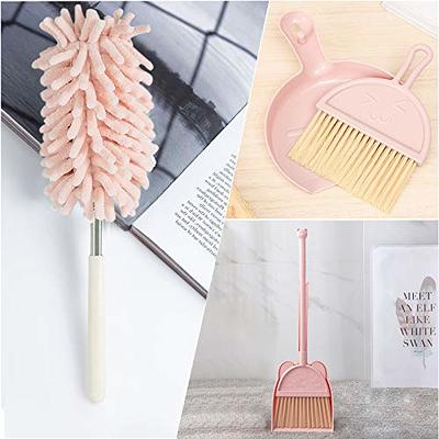 Mini Broom and Dustpan Set - Small Toddlers Broom for Boys and