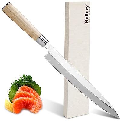 Fish Fillet Knife and Fishing Knife Set with Sheath and Sharpening tool.  Sharp German Stainless Steel 5-9 inch knives for filleting. Filet Knife for