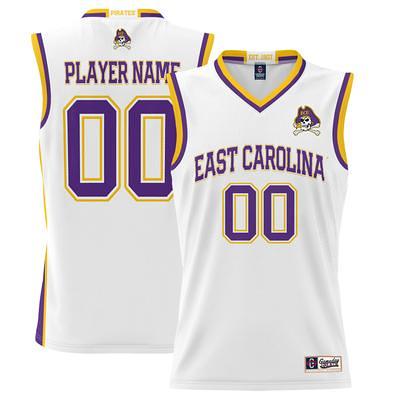 Unisex ProSphere Purple ECU Pirates NIL Pick-A-Player Men's Basketball  Jersey