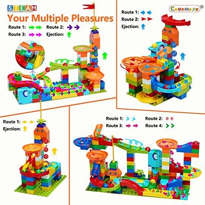  Kid Marble Run Building Blocks Dinosaur, Montessori Learning  STEM Toy Bricks Maze Puzzle Set Race Track Compatible with Major Brands for  Age 3 4 5 6 7 8+ Boys Girls Gift 67PCS : Toys & Games