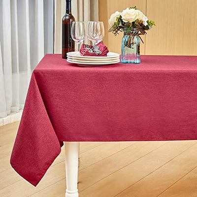 ULTIMATE TEXTILE Cotton-Feel 90 x 156-Inch Rectangular Fine Dining