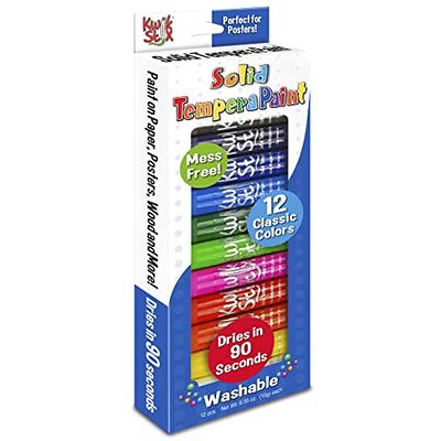 Kwik Stix Thin Stix Solid Tempera Paint Sticks, 24 PK 