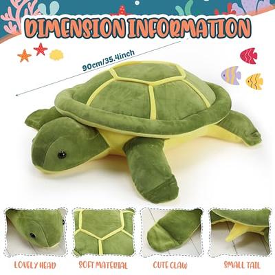 Liliful Giant Sea Turtle Stuffed Animals Green Soft Plush Sea Turtle Large Stuffed  Turtle Pillow for Kids Girls Boys Plush Turtle Gifts for Mother's Day(35  Inches) - Yahoo Shopping