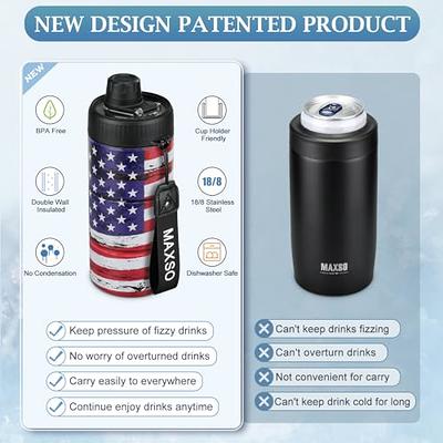 12oz Insulated Cans Holder Cold Keeper Bottle Yetys Cooler Cup Tumbler  Double Vacuum Thermos Sport coffee Can Water Bottle