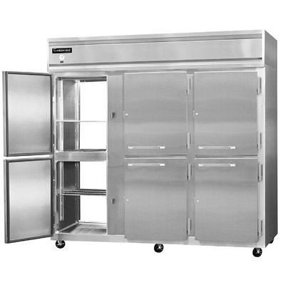 Continental Refrigerator 1RSES-N-SS-HD 18 Half Door Shallow Depth Narrow  Reach-In Refrigerator - Yahoo Shopping