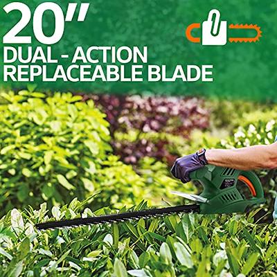 Hedge Trimmer With Saw, 20-Inch, Corded