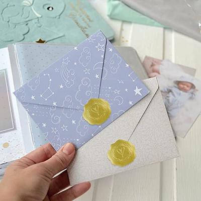 300 Pcs Embossed Envelope Seals Stickers Heart Wedding Stickers Gold  Self-Adhesive Wax Stickers for Wedding Invitations, Greeting  Cards(Gold,Heart)