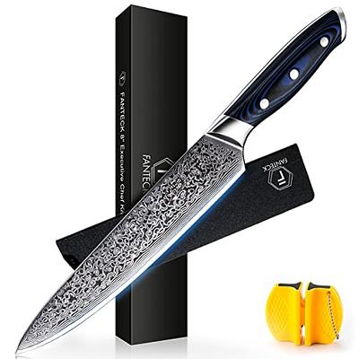 High End Japanese VG10 Damascus Steel Chef Knife Full Tang Kitchen