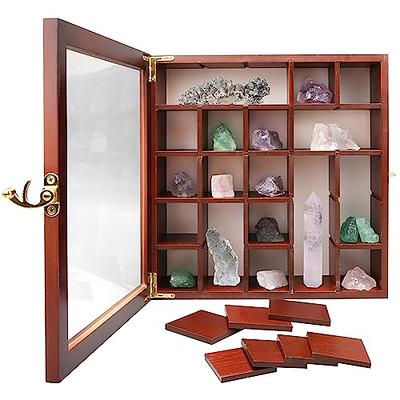 12 Compartment Freestanding or Wall Mounted Shadow Box / Display Shelf