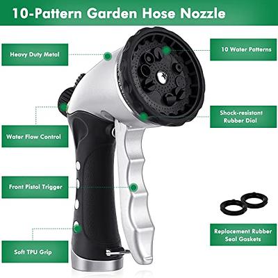 Foam Sprayer Garden Hose Nozzle High Pressure 8 Spray Patterns