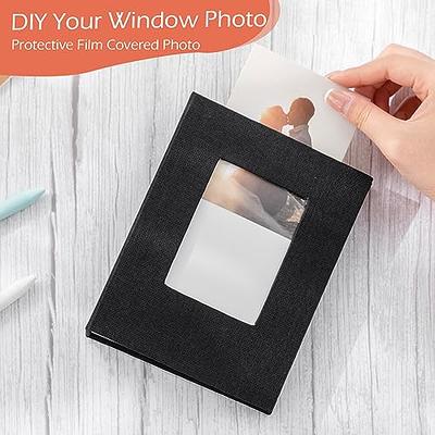 5x7 Small Photo Album, 2 Packs 5x7 Photo Album Linen Cover Each Photo Album  5 x 7 Hold 72 Photos, Photo Album Book 5x7 for Artwork Postcard or Wedding