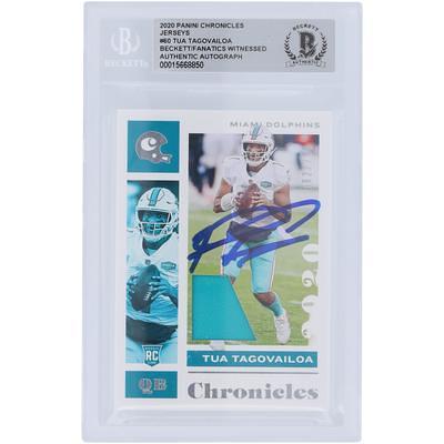 Tua Tagovailoa signed teal jersey Beckett Witnessed MIiami Dolphins  autograph at 's Sports Collectibles Store