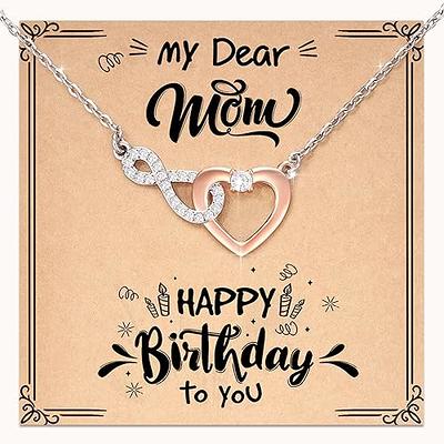 Shonyin Mom Birthday Gifts Ideas from Daughter Unique Cool Mother Birthday  Gifts Inifinty Necklace Jewelry for Women - Yahoo Shopping