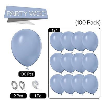 PartyWoo Dusty Blue Balloons, 100 pcs 12 Inch Purplish Boho Blue Balloons,  Slate Blue Balloons for Balloon Garland or Arch as Party Decorations,  Birthday Decorations, Baby Shower Decorations, Blue-F16 - Yahoo Shopping