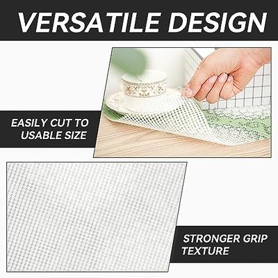 RAY STAR Shelf Liner, Non-Adhesive Refrigerator Liners for Shelves 12 * 240  inch, Vinyl Shelf Drawer Liner Non-Slip Bathroom Cabinet Liner for