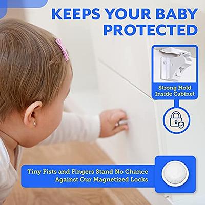 Aycorn Child & Baby Safety Proof Magnetic Cupboard Locks 10 Locks