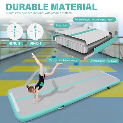 16FT Air Track Floor Tumbling Pad Inflatable Gymnastics Yoga Mat PVC Gym  Mats