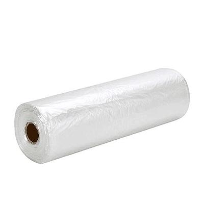 Immuson 12 x 20 Plastic Produce Bag on A Roll Food Storage Clear Bags for Fruits Vegetable Bread (350 Bags-1 Roll)